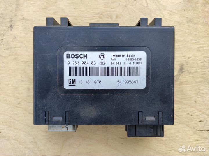 Блок контроля парковки на Опель Астра Н Зафира Б