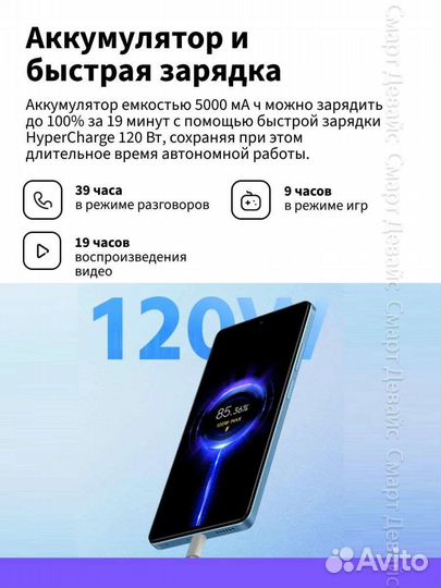 Xiaomi Redmi Note 12 Pro+ 5G 8/256GB Black рст Чек