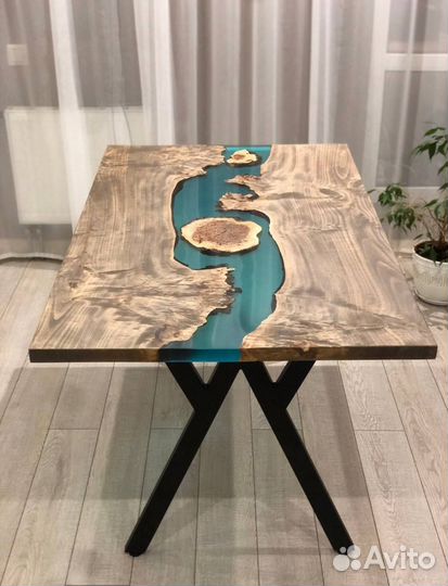 Слэб / Слэб дерева / Стол река