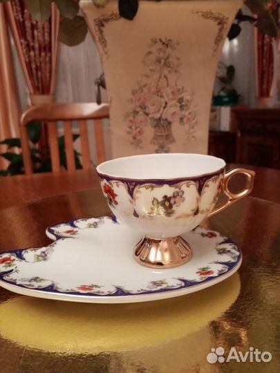 Новый кофейный фарфоровый набор