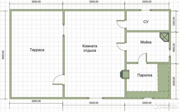 Баня под ключ