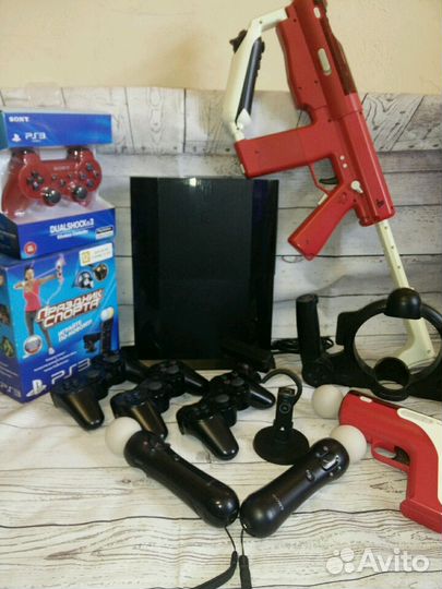 Sony PlayStation3 и 60 игр аксессуары