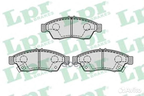 Колодки тормозные дисковые 05P852 Lpr