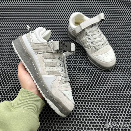 Кроссовки Adidas Forum Low C мехом зима