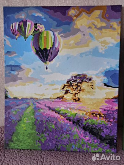 Готовые картины по номерам