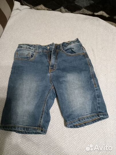 Шорты детские для мальчиков джинсовые