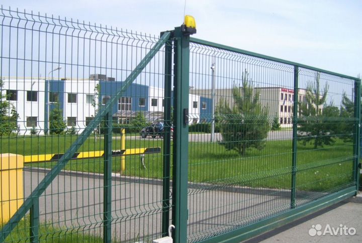 Забор из 3D сетки за 1 день быстро