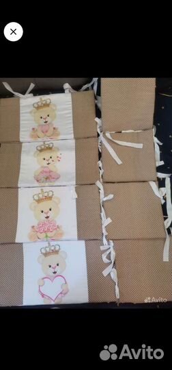 Бортики в детскую кроватку