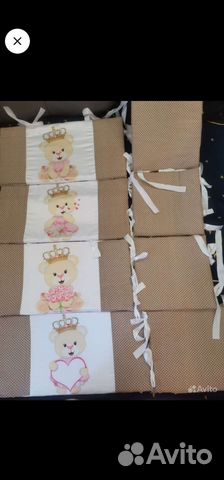 Бортики в детскую кроватку