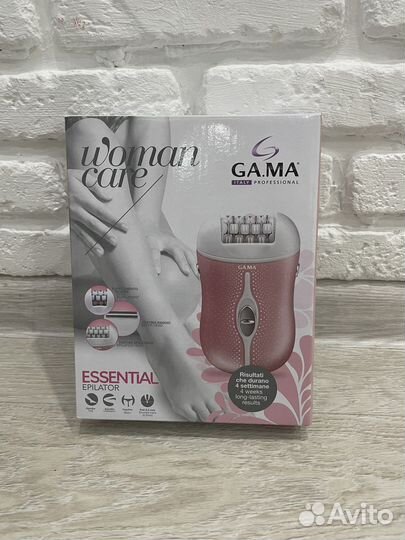 Эпилятор GA.MA essential розовый/белый