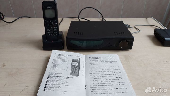 Радиотелефон дальнего действия Sony 90х годов