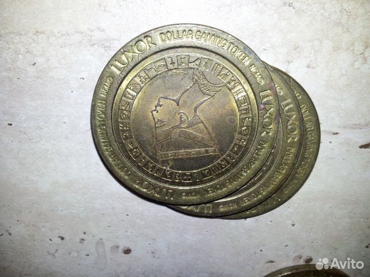 Игровые жетоны казино Луксор, Лас Вегас
