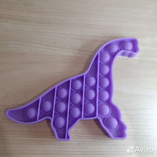 Поп ит динозавр / Поп ит квадратный радужный