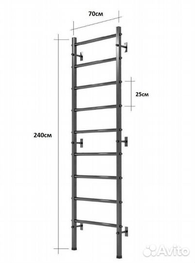 Шведская стенка усиленная