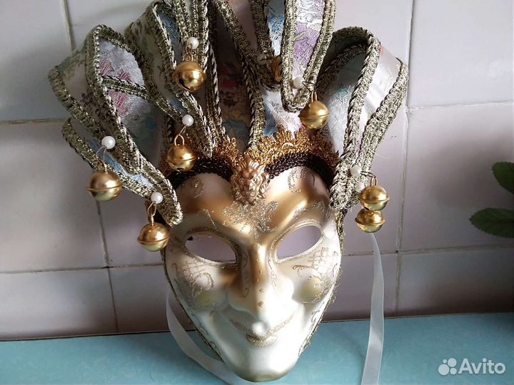 Маска шута венецианская новая орегинал