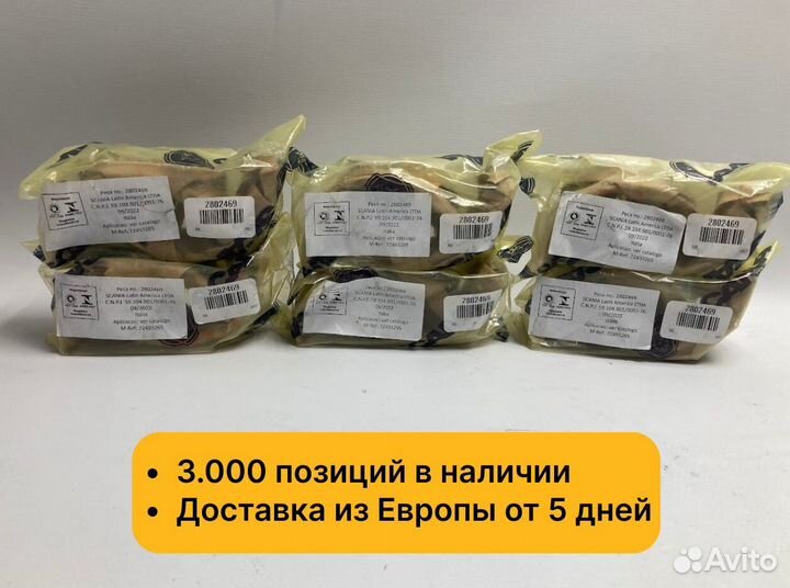 Вкладыши шатунные Scania DC12 2802469