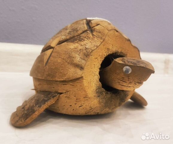 Черепаха из кокоса