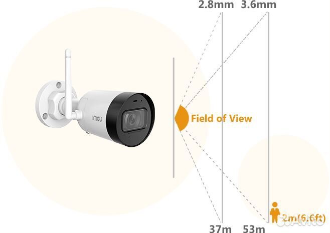 Уличная камера видеонаблюдения Imou Bullet Lite 4M