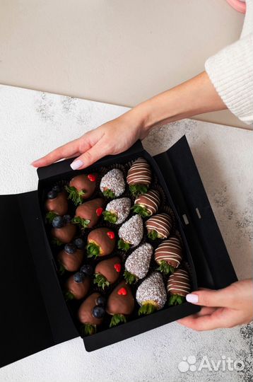 Набор клубники в бельгийском шоколаде