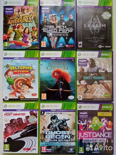 Kinect игры диски для Kинект на Xbox 360