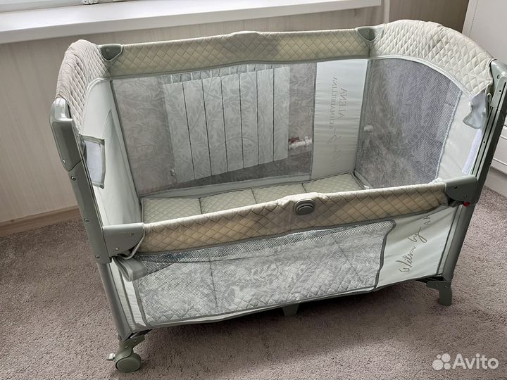 Манеж кроватка Happy Baby Wilson + матрас