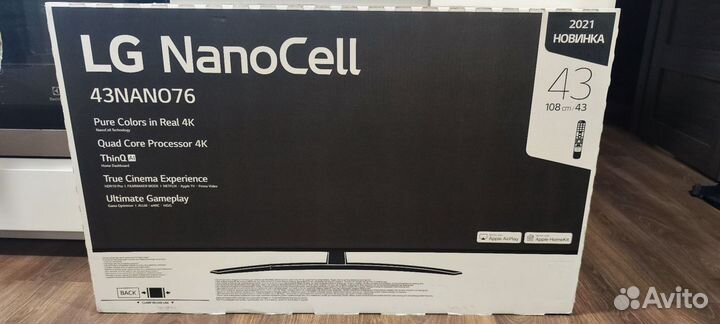 Телевизор lg SMART tv 43 NanoCell