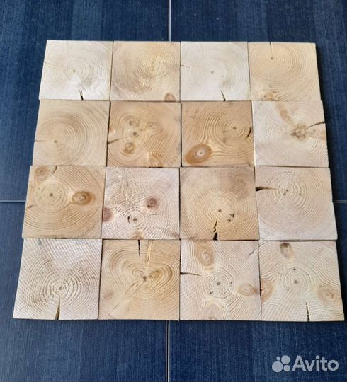 Квадратные спилы дерева