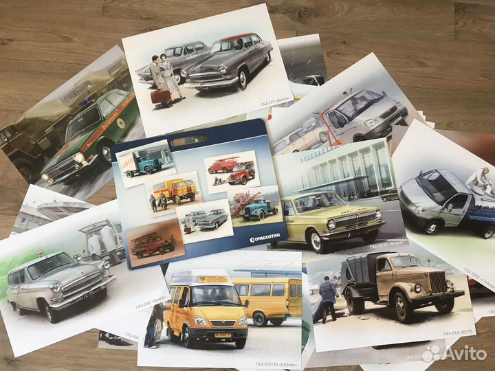 Плакаты, постеры автомобилей Газ
