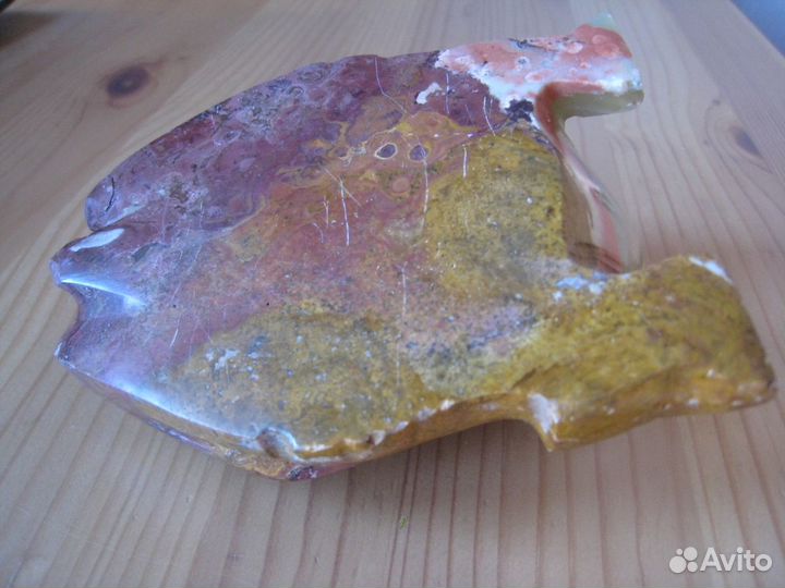 Фигурка Жаба Лягушка природный камень 361гр