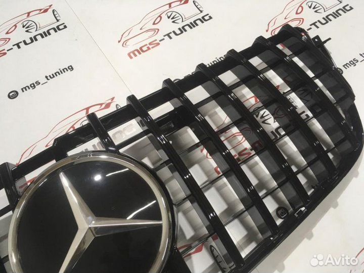 Решетка на Mercedes GL X166 GT С Дистроником