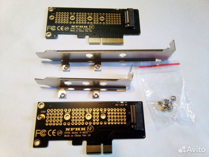 Адаптер pcieX1,pcieX4,pcieX16 to M.2nvme2230-22110