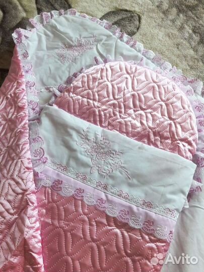 Конверт и одеяло на выписку