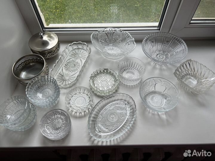 Стеклянная посуда СССР и современная