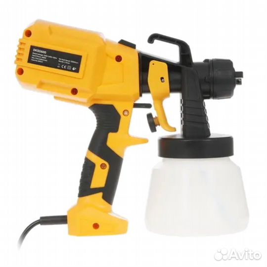 Краскопульт сетевой Deko dksg600, 1.08 мл/сек
