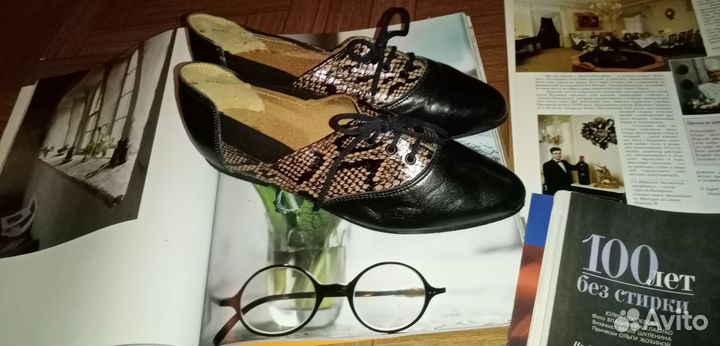 Балетки кожа винтаж NEW