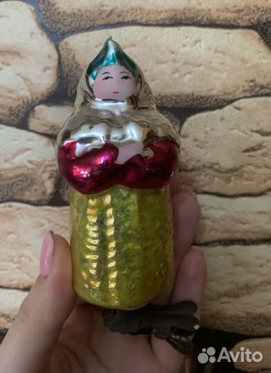 Елочные игрушки царица, царевна, весна, бабариха