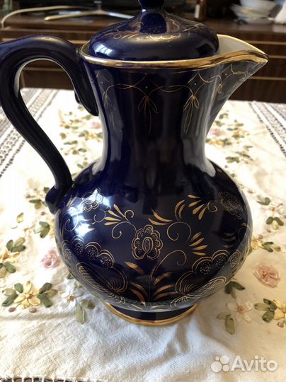 Графин кобальтовый лфз