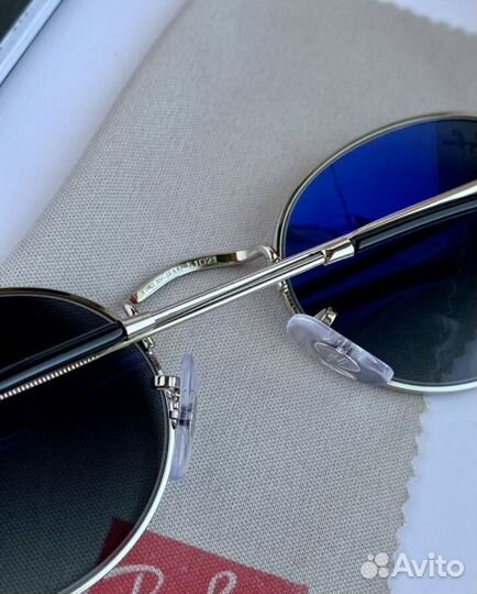 Солнечные очки ray ban oval пепельный