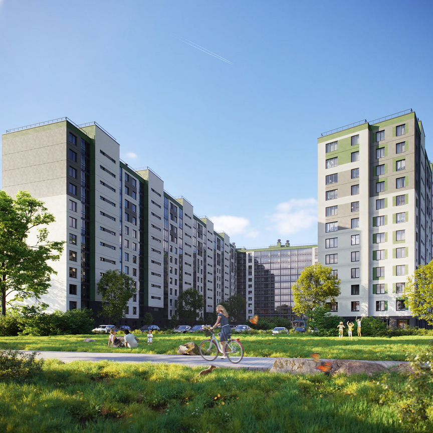 2-к. квартира, 57 м², 4/12 эт.