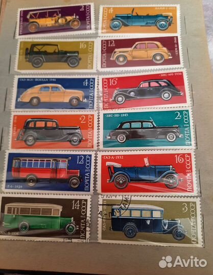 Почтовые марки СССР и других стран