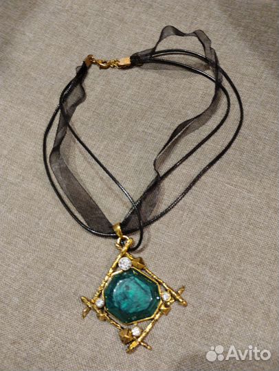 Кулон Птицы Цветы