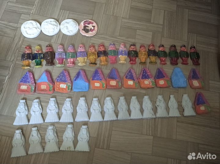 Гипсовые игрушки для раскрашивания