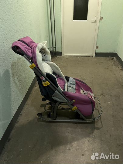 Детские санки коляска Ника