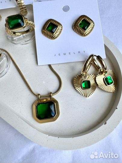 Серьги кольца