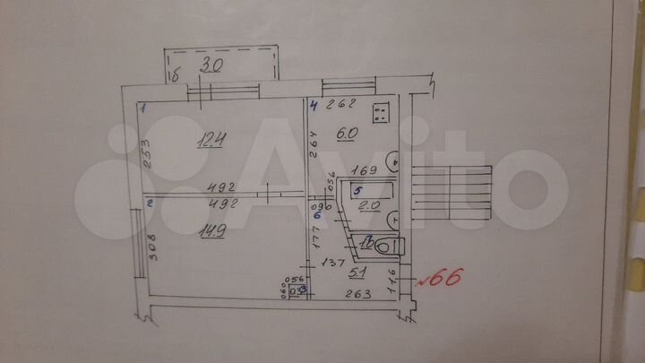 2-к. квартира, 41,7 м², 4/5 эт.
