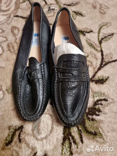 Мокасины мужские 42 размер кожаные