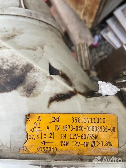 Фара левая 2109. 99, 08, Иж ода