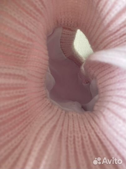 Шапка шлем на новорожденную девочку