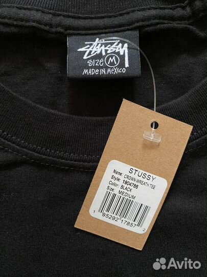 Футболка stussy crown wreathtee