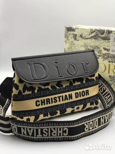 Сумка dior leopard